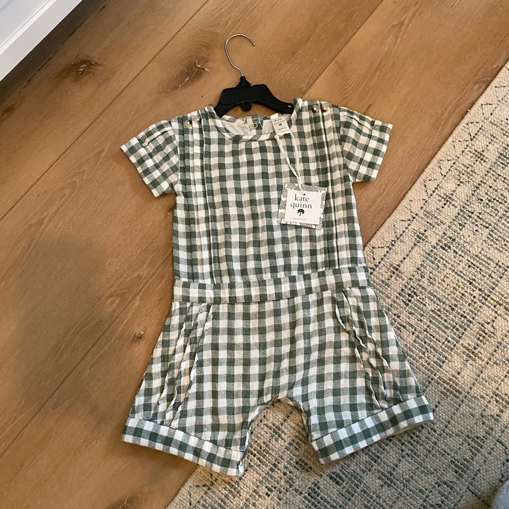 Kate Quinn green romper
